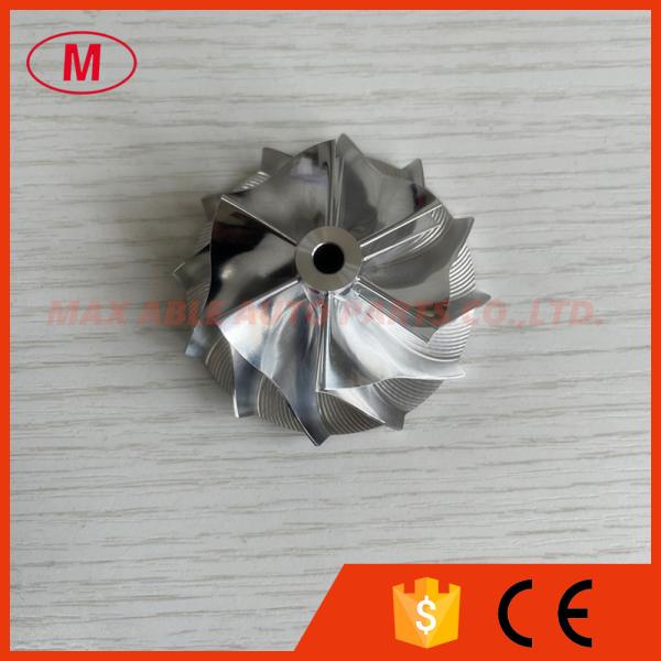 TD04HL 15T 49189-43500 41.95/56.02mm 6+6 blades Turbocharger milling/aluminum 2618 /Billet compressor wheel for 49189-00