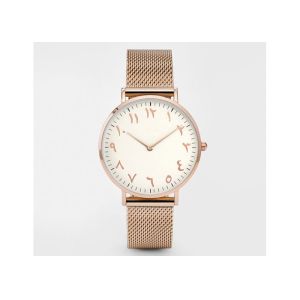 Custom Logo Accepted Arab Cultural Souvenirs , Arabic Numerals Quartz Watch