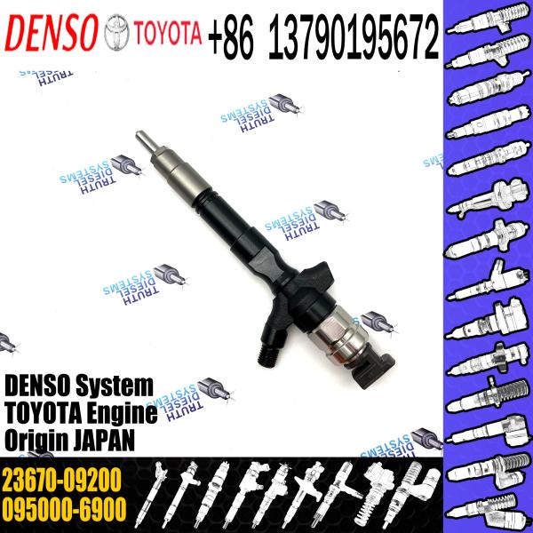 Injector 095000-6110 095000-6900 095000-7600 095000-7610 23670-09200 236700R060 For TOYOTA 2AD-FHV