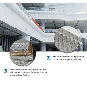 Aluminium Honeycomb Plate 2-200mm Thickness Bending Strength ≥0.2MPa