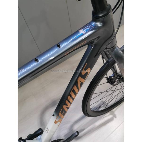Carbon Fiber Welding Road Bike 700C 2*9s 1*9s AL Frame Nice Shape AL Hub And 10kg
