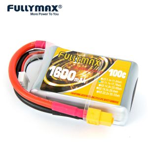 1600mah 11.1v 3s 100c Lipo Fpv Rc Glider Battery Plane Rc Model Xt60 Plug