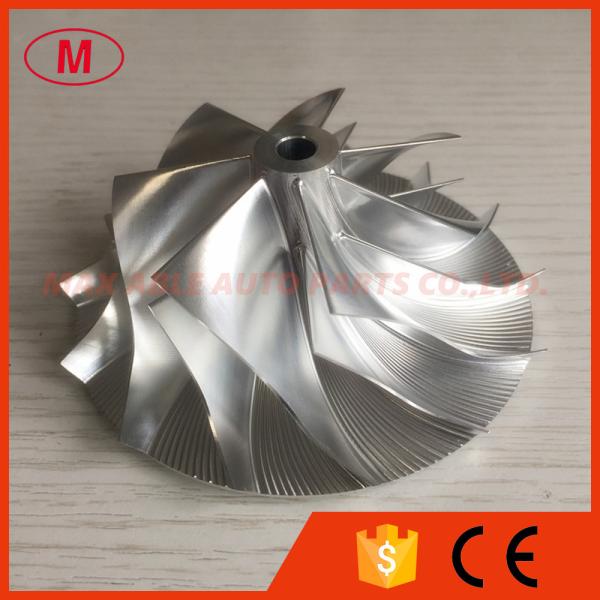 Buy T04S 8635R P00767 62.30/86.15mm 7+7 blades High performance turbo aluminum 2618/milling/billet compressor wheel at wholesale prices