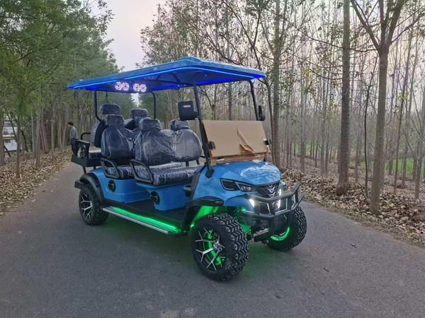 72 Volt Cheap Modern Electric Legal Street Custom Off Road Golf Cart Lithium 6 People Buggy Vehicles For Sale