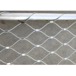 Ferruled 4.0mm Flexible Stainless Steel Cable Netting Anti Alkali