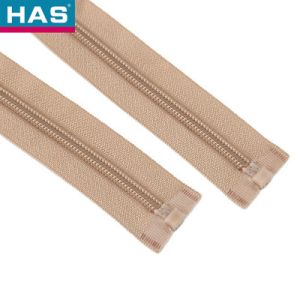 Lightweight Nylon Zipper With Separating Slider Shoes Production Time 10-15 Days