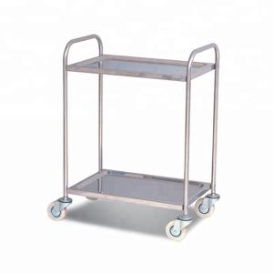 China Two Layers Aluminium Platform Trolley Durable High Load Capacity on sale