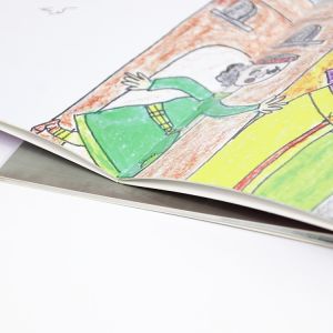 Customized Hardcover Print Book Fold Film Lamination Surface Finish