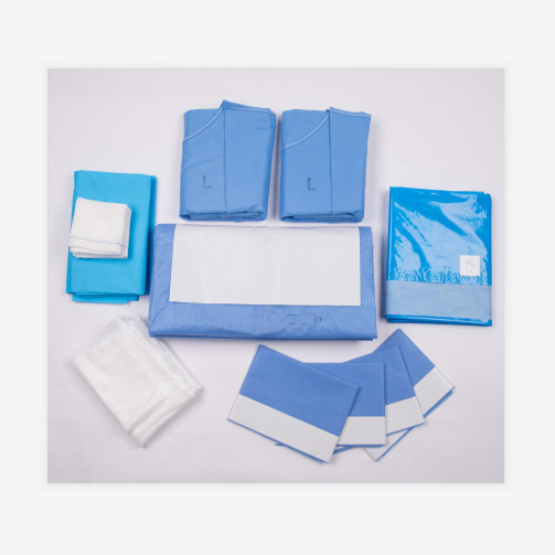 CE Manufacturer Sterile obstetric package Disposable Cesarean Pack C-section