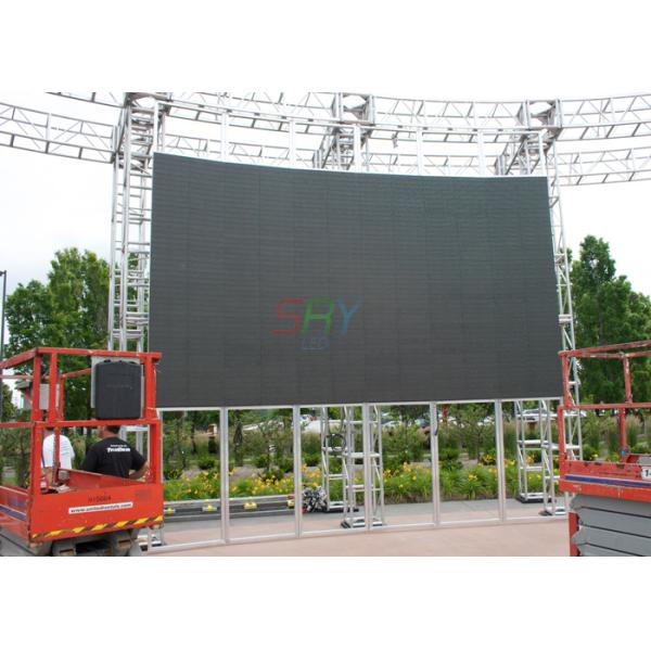 Electronic P6 Curved LED Screens For Concert / Waterproof curved led panels SMD3535