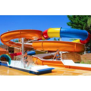 Water Aquatic Park Water Entertainment Equipment Fiberglass Slide
