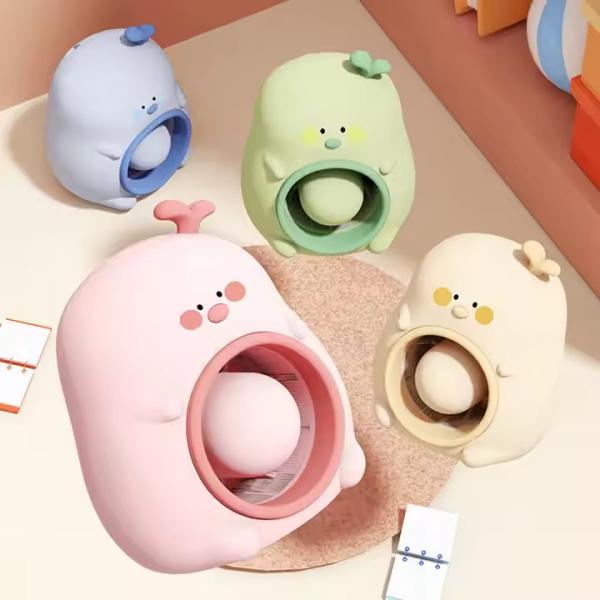 USB Rechargeable Mini Fan Keychain 3 Modes Adjust Speed Handle Custom Keychain