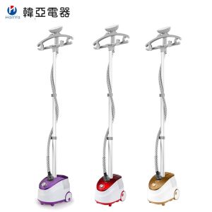 China Free Adjustment Clothes Garment Steamer Double Safety System Brush Iron on sale