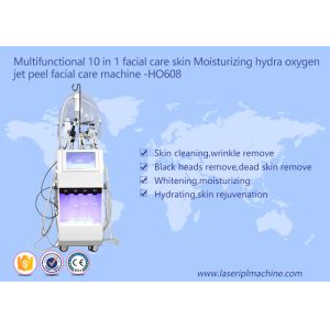 China 10 In 1 Multi Function Beauty Equipment Hydra Oxygen Jet Peel Facial Care Machine on sale