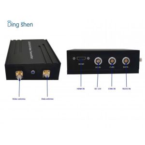 Remote COFDM Digital Video Transmitter 5W RF Power For Security Purpose
