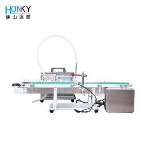 Desktop line type Vial Filling Machine Small Filling Line With Bottle Feeding