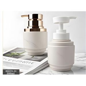 Customized Plastic Bottles 300ml PE Bottle With Pump