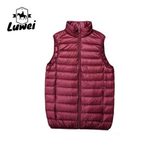Wholesale Customs Logo Fashion Winter Lightweight Utility Gilet Casual Waistcoat