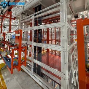 Hydraulic Guide Rail Cargo Warehouse Goods Freight Lift Platform