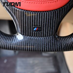 Leather Bmw 5 Series F10 Carbon Fiber Steering Wheel Car Accessories