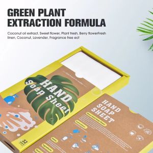 Customizable Hand Soap Sheets Versatile Portable Disposable Soap Paper