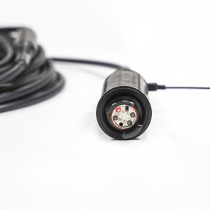 Tactical waterproof fiber cable Hermaphroditic Interconnection Expanded Beam