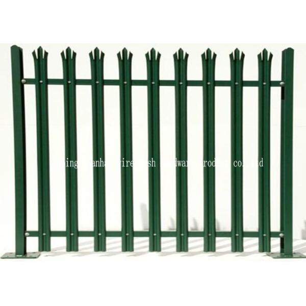 Buy Powder Coating Metal Palisade Fencing , Palisade Security Fence Rodent Proof at wholesale prices