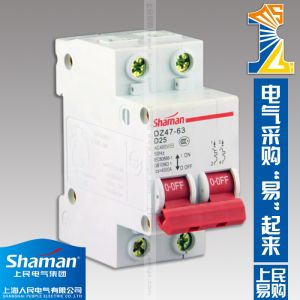 High quality good price DZ47-63D-2P-25A Mini circuit breaker,murray circuit