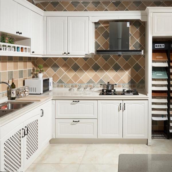 Buy European Style Frameless Cabinets Modular 18mm Melamine Kitchen Cabinets at wholesale prices