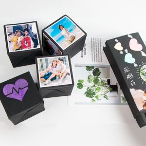 Magic Recycled Cardboard Packaging Chocolate Paper Box Rectangular Square CMYK