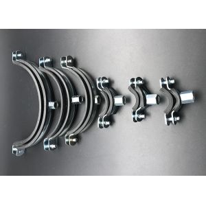 Quality Manufacturer Galvanized Steel m8 m10 Screws EPDM Pipe Cushion Clamp for sale