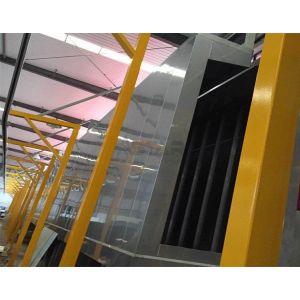 Suspended Tunnel Electrostatic Powder Coating Line Surface Pretreatment
