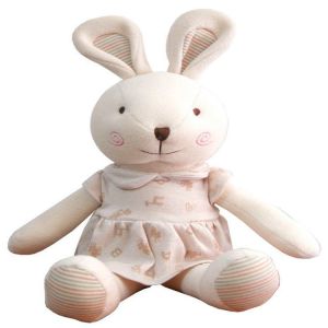 Hand Washable Children'S 25cm Pink Bunny Soft Toy