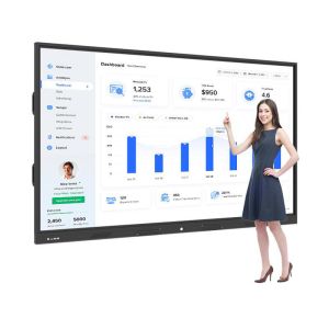 55 Inch Interactive Whiteboard Android 13.0 With 16 9 Touch Screen For School