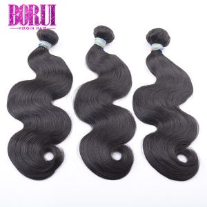 Black 1B Unprocessed Brazilian Virgin Human Hair Bundle