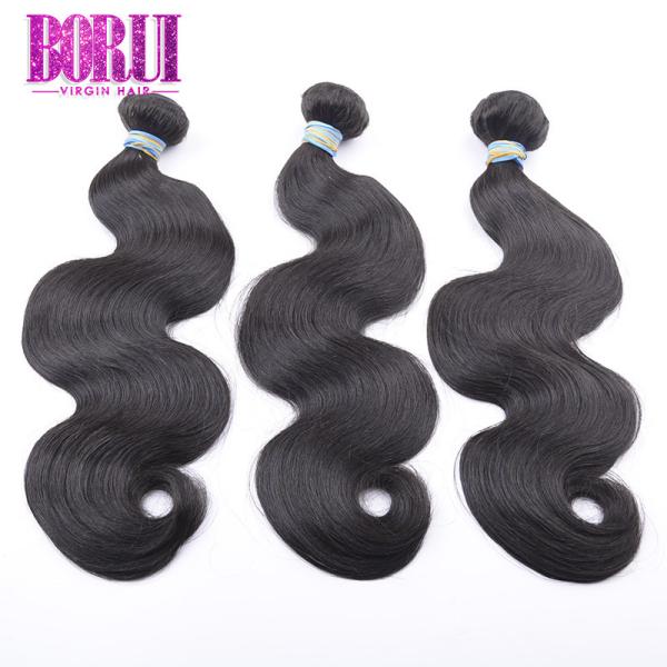 Buy Black 1B Unprocessed Brazilian Virgin Human Hair Bundle at wholesale prices