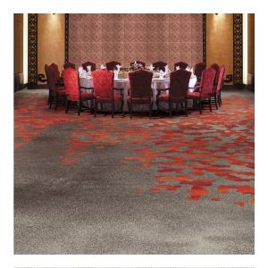 China Wall To Wall Auditorium Nylon Printed Carpet With Stain Resistant on sale
