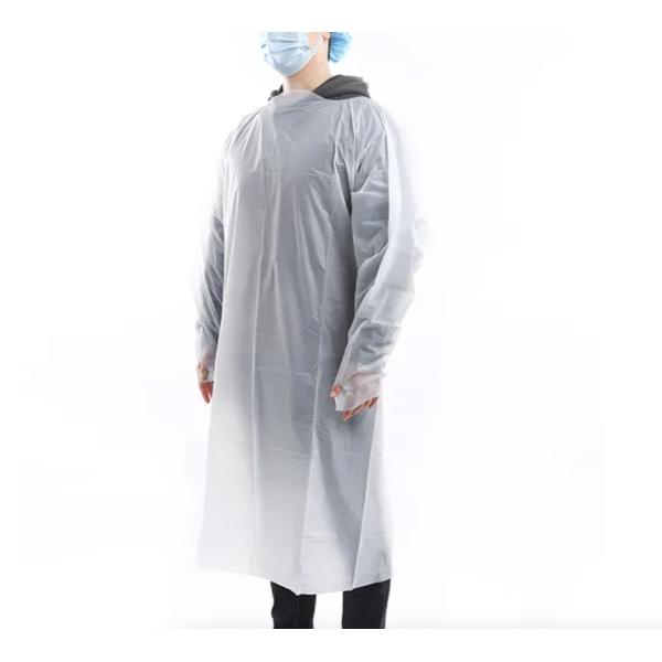 Disposable Waterproof plastic apron cpe gown Disposable CPE Gown excellent