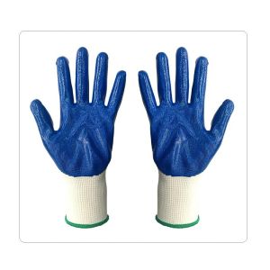 CE Cut Level 1 Household Blue Nitrile Gloves