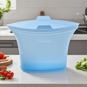 China Eco-Friendly And Sustainable Silicone Food Storage Bags Featuring Airtight Seals, Heat Resistance, And Easy Cleaning – Ideal For Storing Snacks, Leftovers, Marinating, Travel Use, And Helping You Save on sale