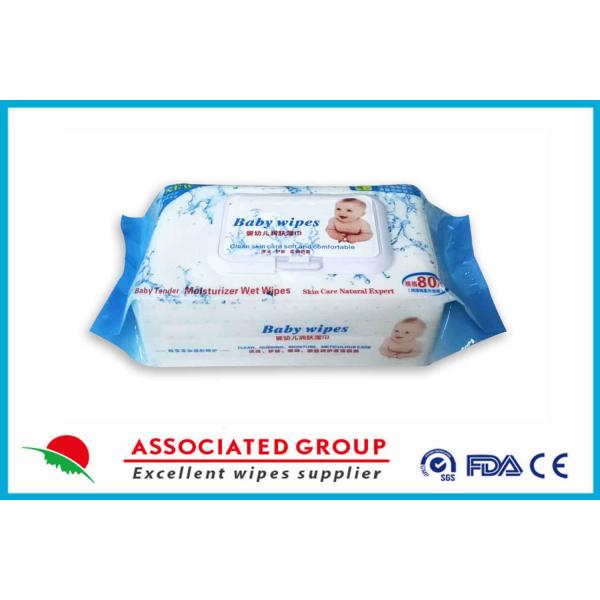 80 PCS Skin Care Comfortable Baby Tender Moisturizer Wet Wipes, Alcohol Free