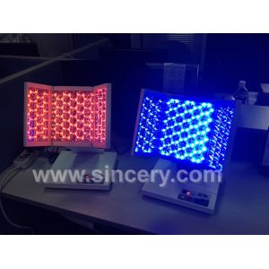 Portable LED Phototherapy Machine With Red / Blue / Yellow Light For Face
