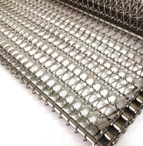 Buy 304SS Expandable Sheet Metal Diamond Mesh Panels Conveyor Belt at wholesale prices