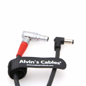 Customized Camera Power Cable Z CAM S6 Ninja V DC Jack To 2 Pin Right Angle