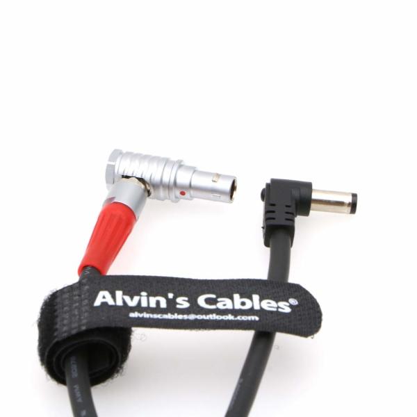 Customized Camera Power Cable Z CAM S6 Ninja V DC Jack To 2 Pin Right Angle