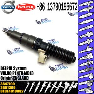 High Quality 4 pin Diesel Fuel Injector 3801369 Common Rail Injector BEBE4D18002