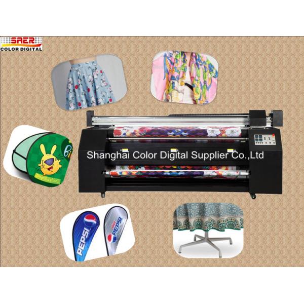 Buy Double Epson DX7 Large Format Fabric / Textile Printing Machine at wholesale prices