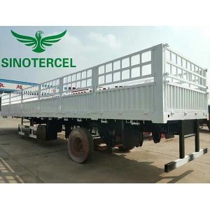 3 Axes Fence Cargo Semi Trailer 40 Ton 40 Foot Semi Trailer