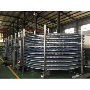 Steel Bread Spiral Conveyor Cooling Tower for Automatic Bun Loaf Baking