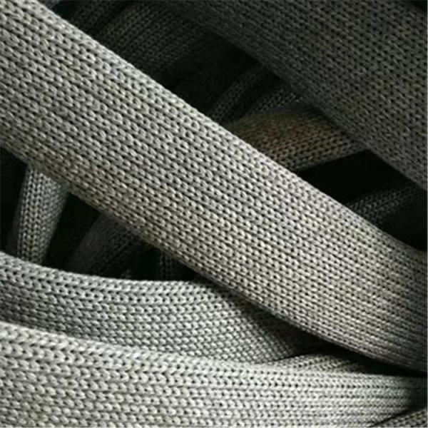 Flat Braided Eco Friendly Webbing 40mm With Rubber Inside For Side Chair